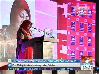 Penglibatan wanita sebagai ahli lembaga meningkat