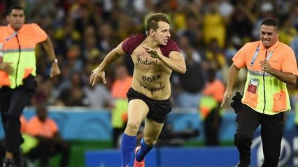 Finale Coupe du monde 2014 : Le streaker du Maracana filmé par LeBron James !