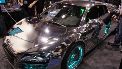 Tuning : une magnifique Audi R8 chromée !