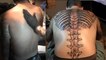 Jeffro Lowe : Il tatoue un squelette sur le dos d’un homme