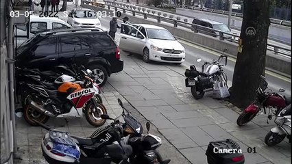 Son Dakika | Silahlı saldırı güvenlik kamerasına yansıdı