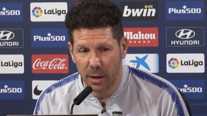 Diego Simeone ne veut pas entendre parler du mercato