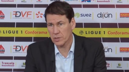 Rudi Garcia se félicite de la victoire de l'OM à Dijon