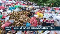 Armada Pengangkut Kurang, Sampah Membentang 150 Meter di Jalan Penghubung Air Besar ke Ahuru Ambon!