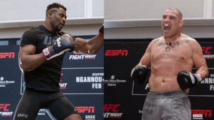 UFC Phoenix : Caïn Velasquez et Francis Ngannou en grande forme lors des entraînements publics !