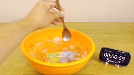 Découvrez comment rafraîchir une boisson en 2 minutes seulement !