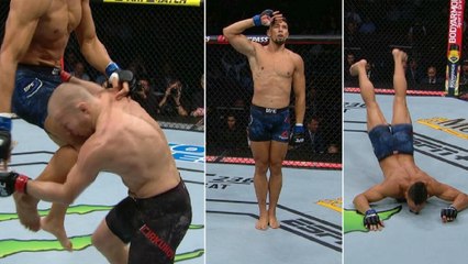 UFC 235 : Johnny Walker met KO Misha Cirkunov en 36 secondes, puis se blesse en célébrant sa victoire !