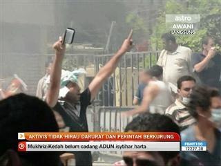 Aktivis tidak hirau darurat dan perintah berkurung
