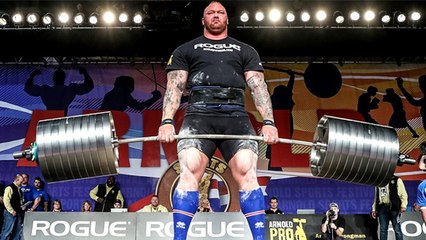 Thor Bjornsson bat son propre record de deadlift au Arnold Classic 2019