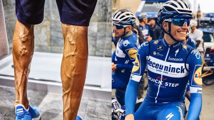 Le cycliste Enric Mas dévoile des jambes qui font peur sur les réseaux sociaux