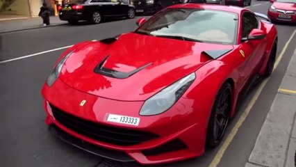 Une Ferrari F12 transformée par Novitec dans les rues de Londres