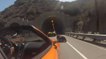 L'accélération incroyable d'une Lamborghini Aventador dans un tunnel