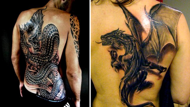 Les plus beaux tatouages de Dragon
