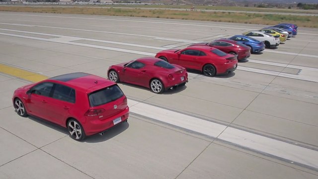 Porsche, Subaru, BMW... : 10 bolides s'affrontent en ligne droite