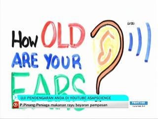 Uji pendengaran anda di Youtube Asapscience