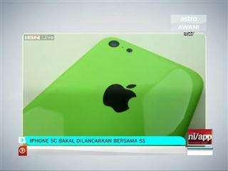 iPhone 5C bakal dilancarkan bersama 5S