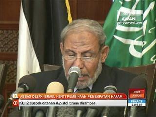 Abbas desak Israel henti pembinaan penempatan haram