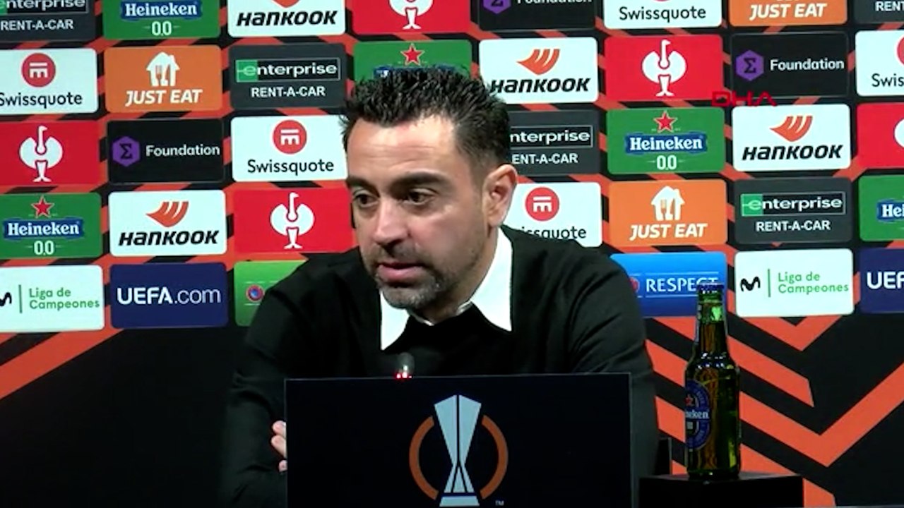 Barcelona Teknik direktörü Xavi Hernandez'in açıklamaları