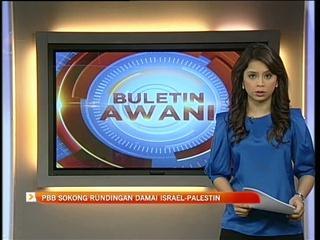 PBB sokong rundingan damai Israel -Palestin
