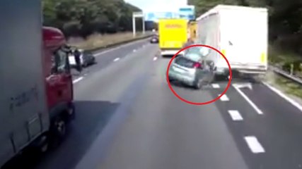 Un accident d'une violence incroyable sur l'autoroute