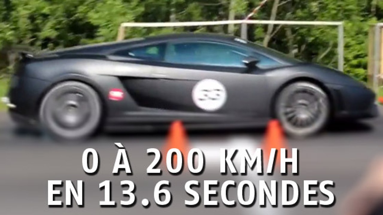 Record de vitesse impressionnant pour la Lamborghini Gallardo