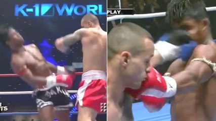 Buakaw Banchamek : le pire round de sa carrière contre André Dida, combattant de MMA brésilien