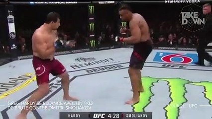 Greg Hardy se relance avec un TKO de brute contre Dmitrii Smoliakov, mais son adversaire fait polémique