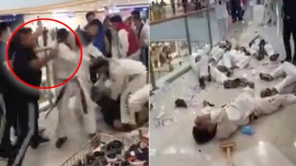 Une équipe de taekwondo se fait démonter par une bande lors d'une bagarre dans un centre commercial