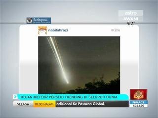 Hujan Meteor Perseid trending