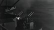 US Navy 40mm Quad Mount Bofors Gun Target Practice (USS Atlanta, 1945)