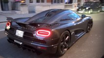 Une Koenigsegg Agera R fait des coups d'accélération dans les rues de Londres