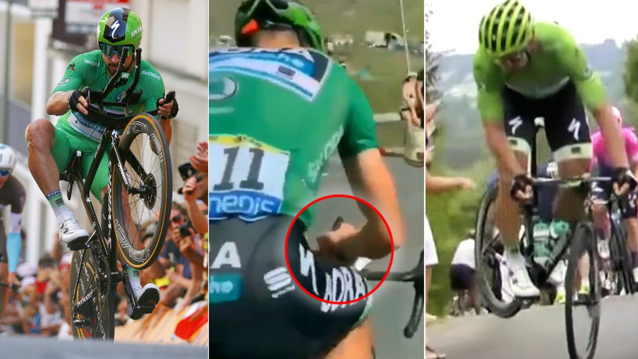 Peter Sagan fait le show en pleine étape, voilà pourquoi il est adoré des fans (VIDÉO)
