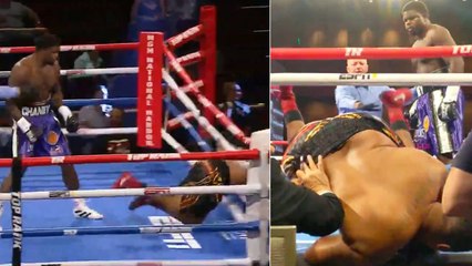 Cassius Chaney met KO Joel Caudle si brutalement qu'il tombe du ring (VIDÉO)