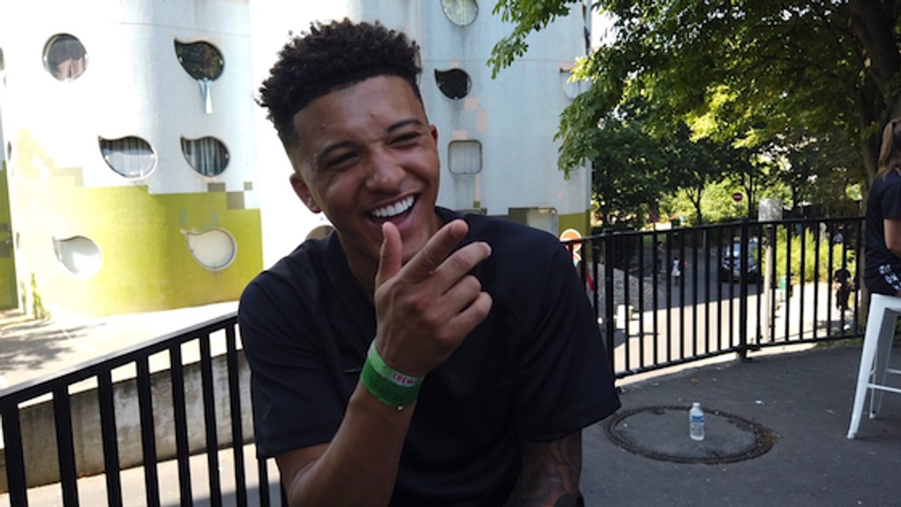 Le crack Jadon Sancho s'éclate au jeu des 7 secondes !