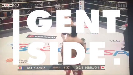 Kyoji Horiguchi se fait mettre KO par Kai Asukara au Rizin
