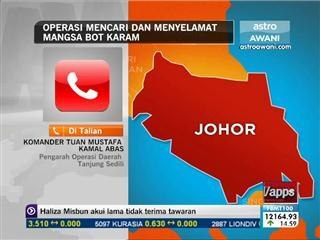 Operasi mencari dan menyelamat mangsa bot karam