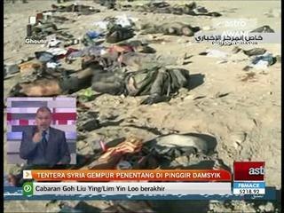 Tentera Syria gempur penentang di pinggir Damsyik