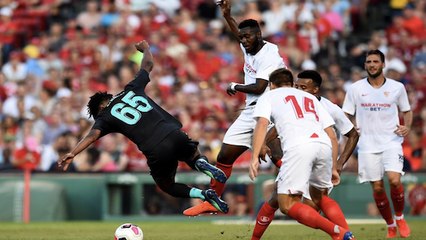 Le tacle affreux de Joris Gnagnon sur un jeune de Liverpool