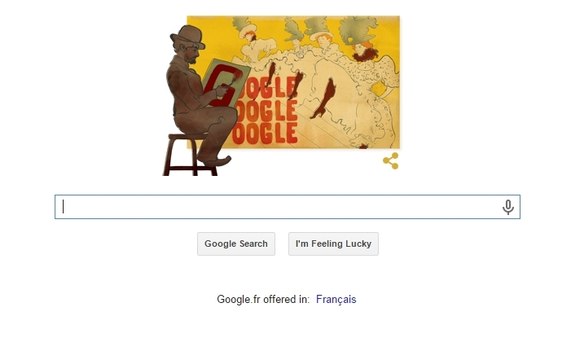 Henri de Toulouse Lautrec : Google fête les 150 ans de sa naissance avec un doodle digne des affiches du Moulin Rouge