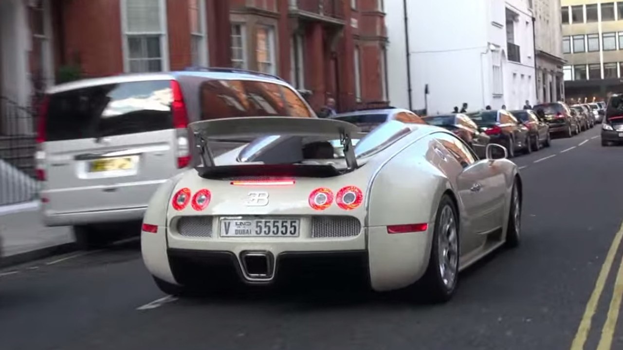 Une Bugatti Veyron 16.4 GrandSport aperçue dans les rues de Londres