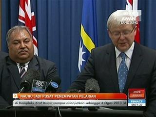 Nauru jadi pusat penempatan pelarian