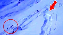 Ce skieur a provoqué une avalanche qui a enseveli cinq personnes