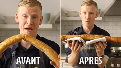 L'astuce pour redonner tout son croustillant à votre baguette