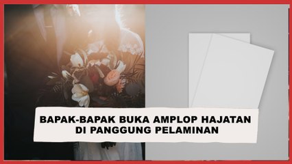 Bikin Syok! Bapak-bapak Bacakan Nama dan Nominal Amplop di Panggung Hajatan
