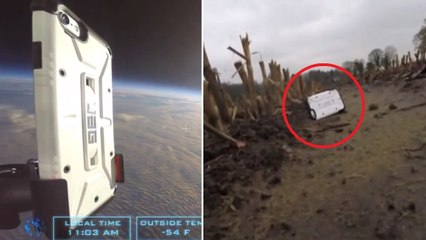 Un iPhone 6 fait une chute de 30 000 mètres