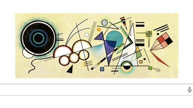 Doodle : Vassily Kandinsky célébré par Google pour ses 148 ans