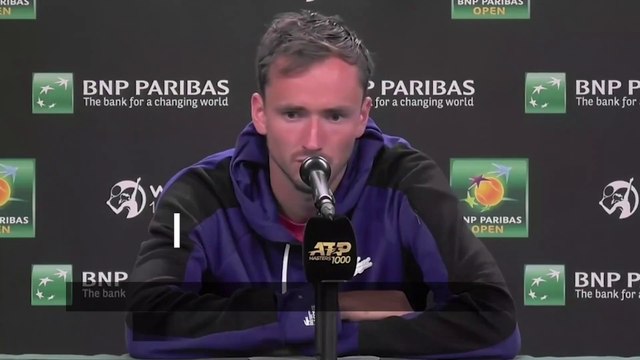 ATP - Indians Wells 2022 - Daniil Medvedev : I want peace and to promote tennis ahead of Indian Wells