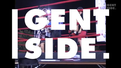 Justin Gaethje met un énorme slam KO lors de son premier combat de MMA (VIDÉO)