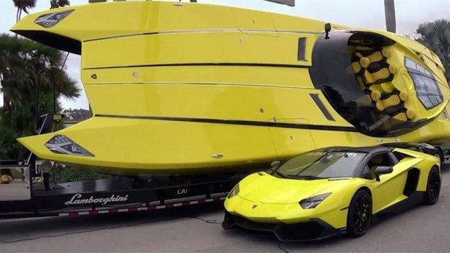 Un hors-bord inspiré par Lamborghini