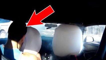Voilà comment les airbags se déploient durant un choc frontal